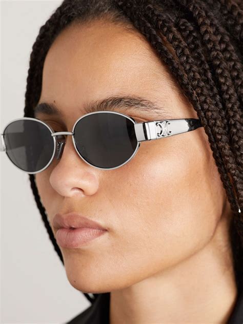 celine oval metal sunglasses|Celine oval sunglasses dupe.